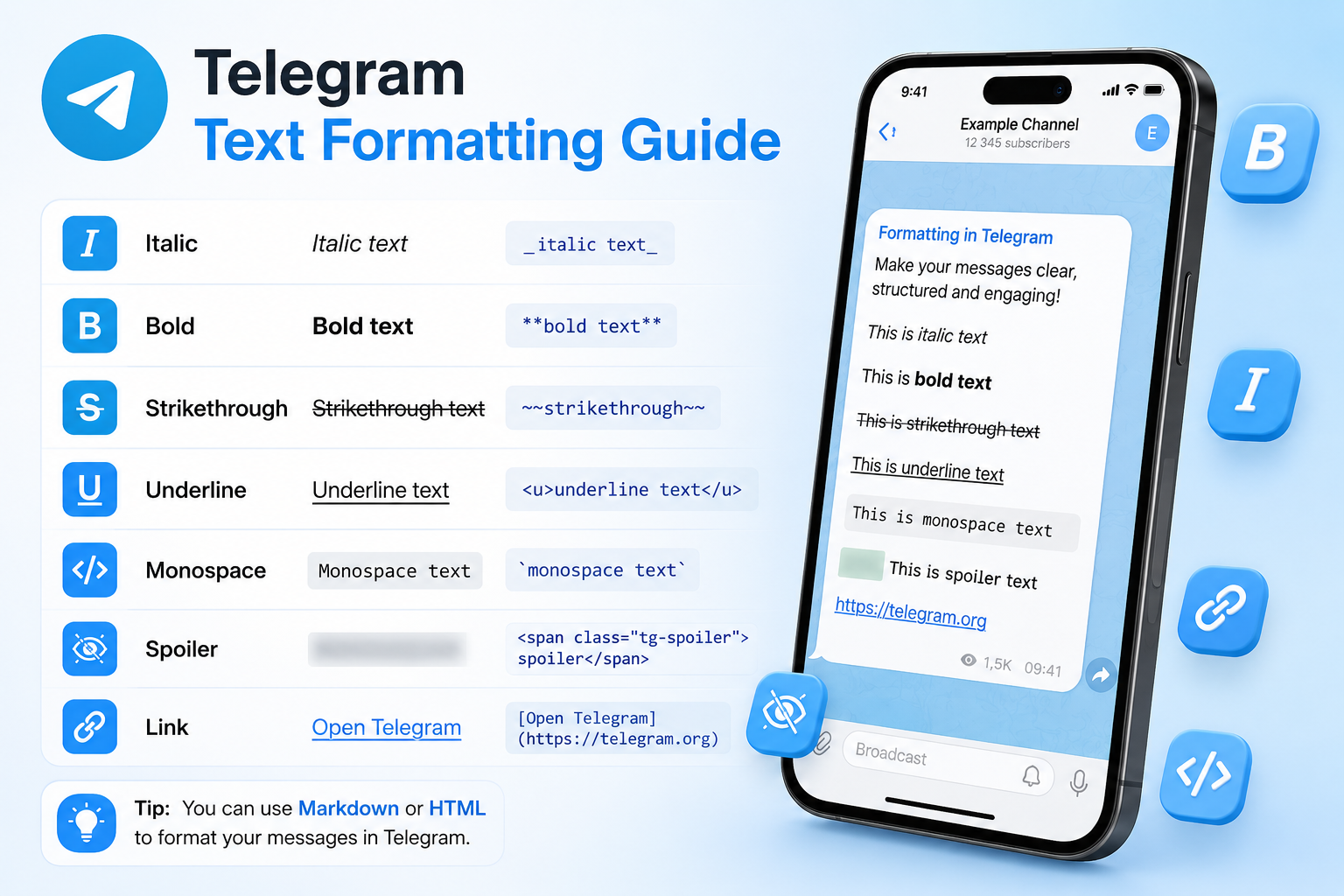 How to Format Text in Telegram: Full Guide for Users and Channels